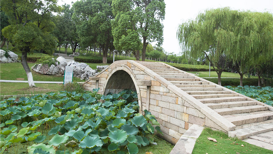 蓮池湖公園園林案例